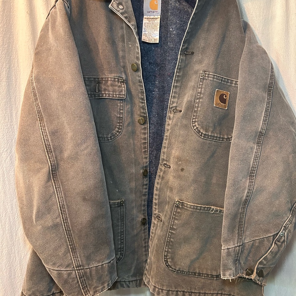 Carhartt Men's Vintage Blanket-lined Barn Chore Coat - Picture 2 of 7